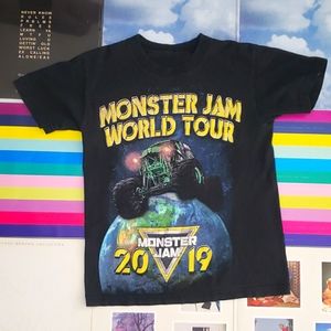 2019 Monster Jam World Tour size Women Small, Youth Size Small